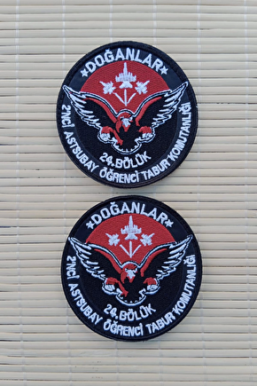 Doganlar 2.ci Astsubay Ogrenci Tabur Komutanligi 24. Boluk Arma Pec Patch