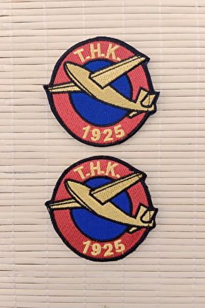 T.h.k 1925 Yazili Tayyare Logolu Nakis İslemeli Arma Patch Pec