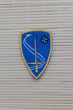 Ozel Tasarim Nato Ve Kilic Logolu Nakis İslemeli Arma Pec Patch