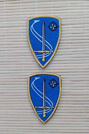 Ozel Tasarim Nato Ve Kilic Logolu Nakis İslemeli Arma Patch Pec