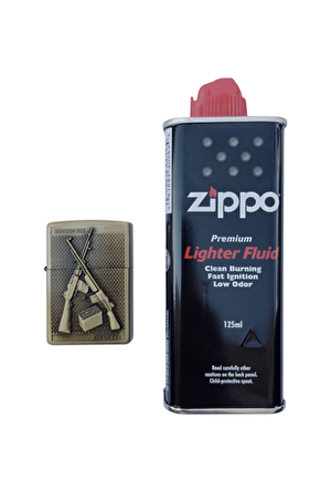 Ozel Tasarim Sari Renkli M1918a2 Bar Tüfek Kabartmali Medal Of Honor Airborne Yazili Premium Zippo Cakmak