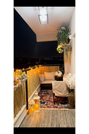 Doğal Hasır Kamış Çit 1 X 2,50 bahçe çiti gölgelik balkon çiti