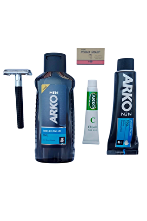 Arko Men Cool Tras Kolonyasi Arko Men Cool Tras Kremi Jel Orak Plastik Sapli Tras Makinasi Perma Sharp Jilet Arko Nem Kl