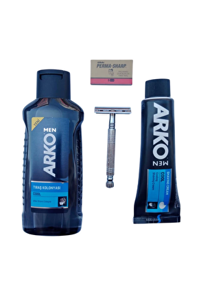 Arko Men Cool Tras Kolonyasi Arko Men Cool Tras Kremi Jel Tima 777 Tras Makinasi Perma Sharp Jilet Tras Seti
