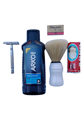Arko Men Cool Tras Kolonyasi Tima 777 Tras Makinasi Perma Sharp Jilet Arko Berber Tras Sabunu Tras Fircasi Tras Seti