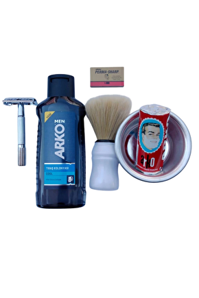 Arko Men Cool Tras Kolonyasi Tima 779 Tras Makinasi Perma Sharp Jilet Arko Berber Tras Sabunu Tras Fircasi Metal Tras Ta