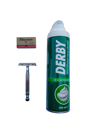 Derby Tras Kopugu Tima 777 Tras Makinasi Perma Sharp Yaprak Jilet Tras Seti