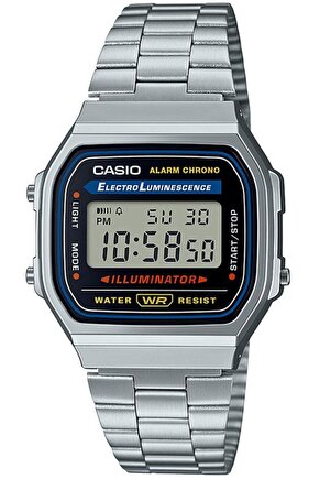 Unisex Retro Kol Saati A168WA-1WDF (2 Yıl Türkiye Distribütörü Ersa Saat Garantilidir)