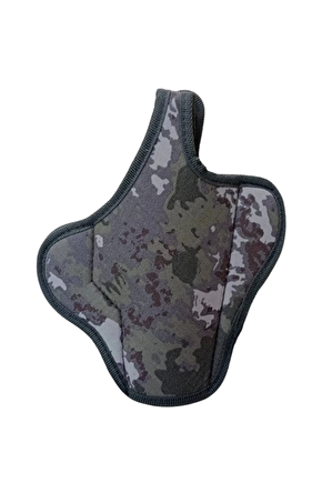 Sag El Kara Kuvvetleri Kamuflaj Renkli Tam Kelebek Airsoft Palaskaya Kemere Gecirmeli İmpertex Silah Kilifi