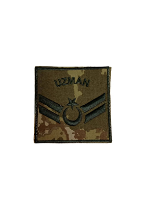 Kara Kuvvetleri Uzman Cavus Kamuflaj Renkli Nakis Kol Rutbe