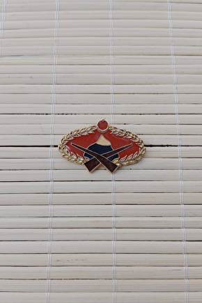 Jandarma Komando Temel İc Guvenlik Metal Gogus Brovesi