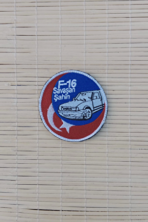 F 16 Savasan Sahin Nakis İslemeli Arma Patch Pec