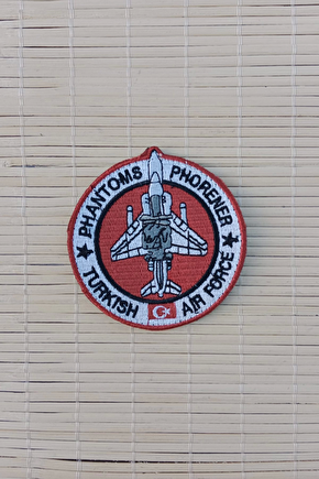 Phantoms Phorener Turkish Air Force Nakis İslemeli Arma Patch Pec
