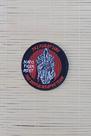 192. Flight Line Nato Tiger Meet The Brutal Weaponteam Nakis İslemeli Arma Patch Pec