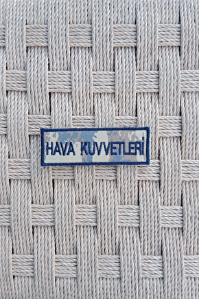 Hava Kuvvetleri Kamuflaj Renkli Nakis İslemeli Hava Kuvvetleri Yazisi