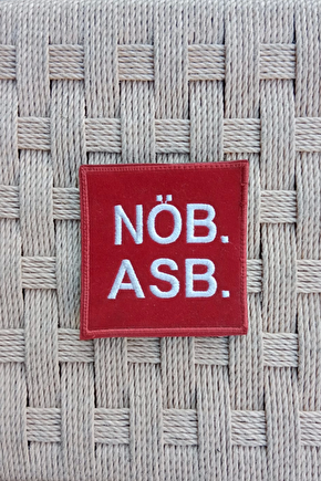Kirmizi Kadife Zemin Nobetci Astsubay Nakis İslemeli Nobet Kollugu