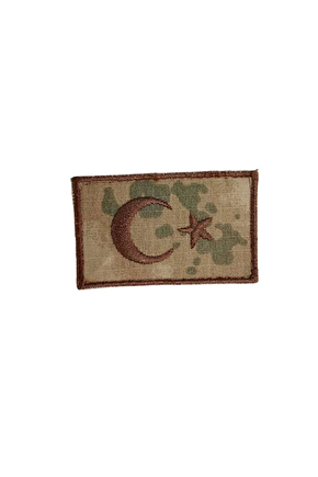 Jandarma Kamuflaj Renkli Nakis İslemeli Arma Patch Pec Bayrak