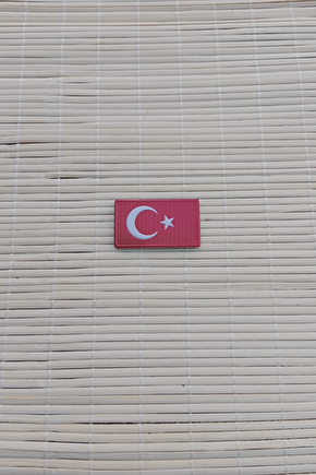 Jandarma Asayis 3d Tpu Plastik Kirmizi Zemin Gogus Arma Patch Pec Bayrak