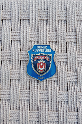 Deniz Kuvvetleri 1081 Amblemli Ozel Tasarim Cuzdan Rozeti