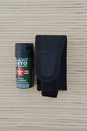 40 Ml Nato Biber Gazi Siyah Renkli İmpertex Biber Gazi Kilifi Bayan Koruma Aparati