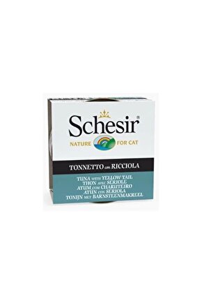 Ton Balıklı ve Sarı Kuyruk Balıklı Jöleli Konserve Yetişkin Kedi Maması 85 Gr