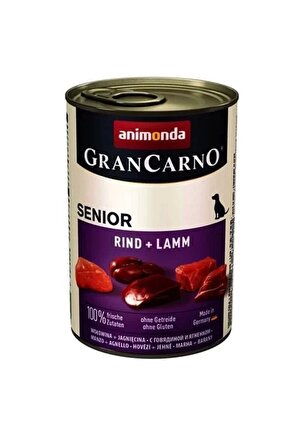 Gran Carno Senior Kuzu Etli Yaşlı Köpek Konservesi 400 Gr