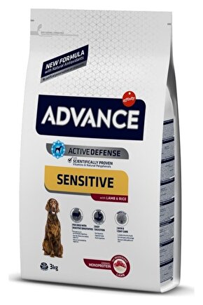 Kuzu Etli Sensitive Yetişkin Köpek Maması 3 Kg