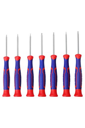 WP200510 7 Parça Profesyonel CR-V Manyetik Hassas Torx Tornavida Seti
