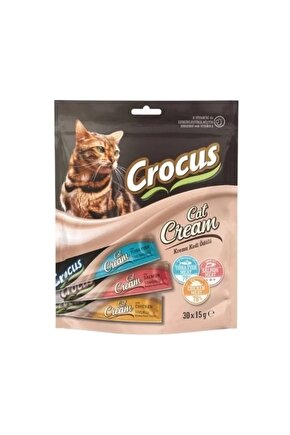 Crocus Karışık Lezzetler Sıvı Kedi Ödül Maması 15 Gr 30 Adet