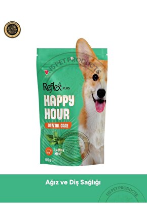 Happy Hour Ağız ve Diş Sağlığı için Köpek Ödül Maması 60 gram
