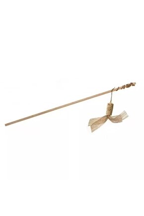 Aquael Ecomfy Toy Gaia Rod Ahşap Kedi Oltası Oyuncağı 50 Cm