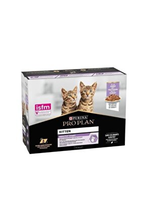 Kitten Hindili Pouch Yavru Konserve Kedi Maması 10 Adet 85 Gr - Petshopundan
