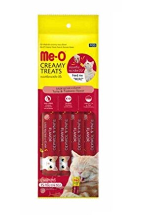 Meo Creamy Ton Balıklı ve Domatesli Kedi Ödül Maması 4x15 Gr