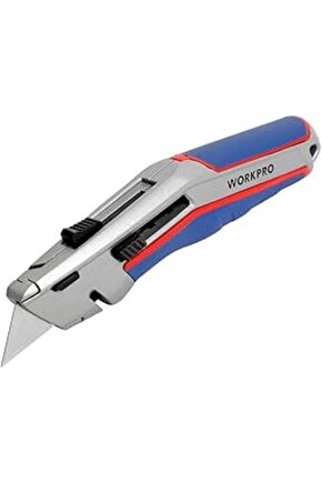 Wp213015 Ağır Hizmet Alüminyum Gövde Otomatik Geri Çekilebilir Rötuş Maket Bıçağı + 5 Adet