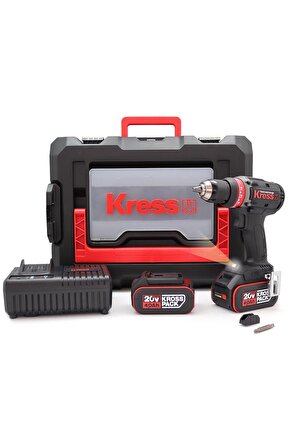KUA72.1 20Volt4.0Ah Li-ion Çift Akülü Kömürsüz Profesyonel Şarjlı Matkap