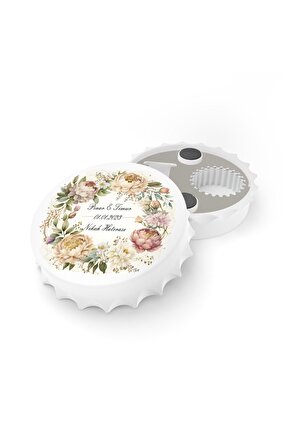 50 Adet Kapak Açacak Magnet Buzdolabı Süsü, Söz, Nişan, Kına, Nikah, Düğün Hatırası Promosyon 10