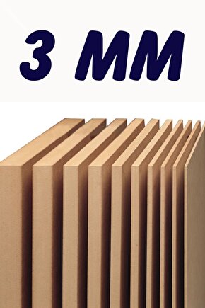 3mm 15x15 Cm Levha