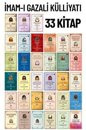 İmam I Gazali Külliyatı 33 Kitap Seti   Imam I Gazali
