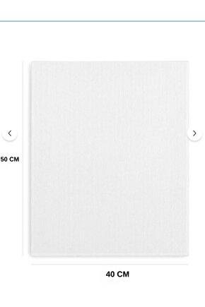 40X50 cm Arkadan Zımbalı Yüksek Kaliteli Astarlı Hazır Tuval Boş Tuval Tablo