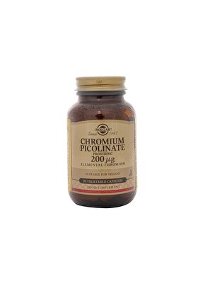 Chromium Picolinate 200mcg 90 Vegi Kapsül