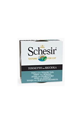 Ton Balıklı ve Sarı Kuyruk Balıklı Jöleli Konserve Yetişkin Kedi Maması 85 Gr