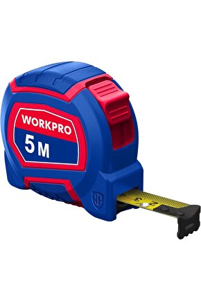 WP261009 5Mx19mm16Ft. Naylon Kaplama Sarı Çelik Şerit Metre