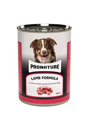 Kuzu Etli Parça Etli Yetişkin Köpek Konservesi 400 Gr