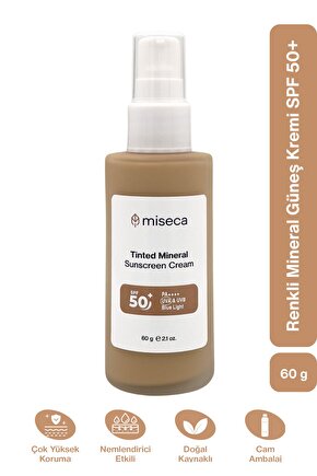 Renkli Mineral Güneş Kremi Spf 50+ Çok Yüksek Koruma 60 G