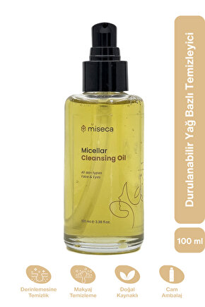 Micellar Durulanabilir Yağ Bazlı Temizleyici 100 ml | Tüm Cilt Tipleri
