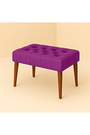 Karmen Bench Puf - Fuşya