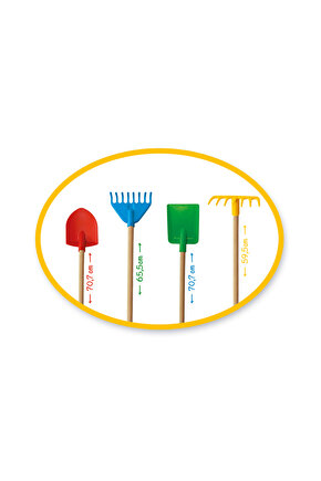Tırmık ve Kürek 4Lü Set