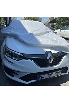 Renault Megane Uyumlu Oto Branda | Su Geçirmez Araba Örtüsü + Taşıma Çantası