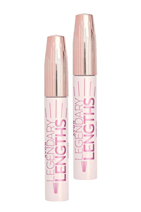 Legendary Lengths Hacim ve Uzunluk Veren Siyah Maskara 10 Ml. İkili Set