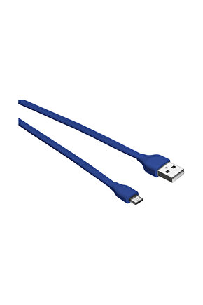 20136 Urban Flat Micro Usb 1M Kablo,Mavi
